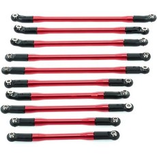 Axial SCX10 II 90046 110 RC 크롤러 차량 호환 금속 링크 세트 10개세트 플라스틱 로드 엔드 부품, Axial SCX10 II 90046 110 RC 크롤