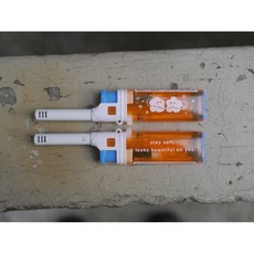 日耀堂 點蠟燭長管打火機 (2款), 橘色,花朵, 1個