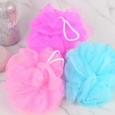 솔그라티아 비누 샤워볼 거품타월, 핑크, 1개