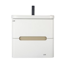 CBK 浴室收納櫃盆組 (60cm) CBK-BV1526-60W 抽屜櫃 防水防潮, 白色, 1個