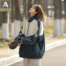 ANYOU 아웃도어 재킷 등산복 방수 바람막이 남여공용 커플 재킷 캐주얼 패션 자켓