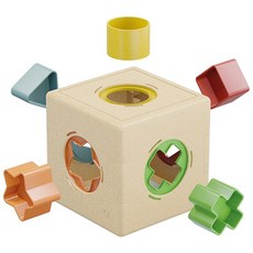 입체감각훈련 손힘발달 도형끼우기 유아도형맞추기 유아원, 1개, 혼합색상