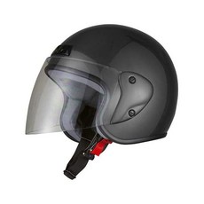Motorcycle Parts Center 오토바이 헬멧 안전모 Jet 블랙 7201 프리 (머리둘레 Less Than 22.4-23.6 인치 (57-60 cm) 238157, silver (건메탈lic)