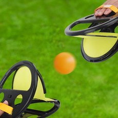 QICHU 아이프렌즈 말랑말랑 볼 잡기 2개 세트 스포츠 야구 연습 경기 나이스 캐치볼 세트, 노란색, 1세트