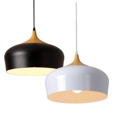 北歐風餐廳單吊燈(KK1112．KK1113) ，簡約設計，多種顏色可選，營造溫馨用餐氛圍, 黑色