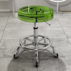 스텐 스툴 의자 미용실 철 인테리어 이동식 간이 발톱 블랙 진료 단일