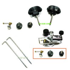 우경 받침틀 부속 헤드 고정볼트 여의봉세트 피스나사 높낮이조절볼트 조임볼트 받침틀부속 부품, 받침대조임볼트