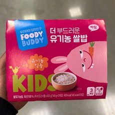 푸디버디 더 부드러운 유기농 쌀밥, 140g