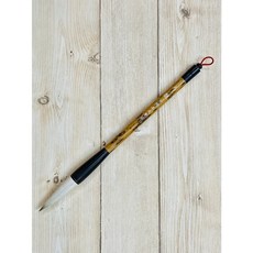 正大筆莊《大觀》兼毫筆款小提筆 行隸楷書適用 書法練習 專業書寫, 1個, 口徑：1.4cm 出峰：5.7cm 筆長：28cm