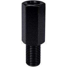 알테쉬 오토바이 백미러 연장 높이 변환 볼트 10mm 정방향 역방향, 1개, 블랙10정10역