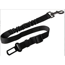 可伸縮寵物汽車安全帶 車用安全帶 寵物車用安全扣 寵物外出車用品, 1個, 黑色