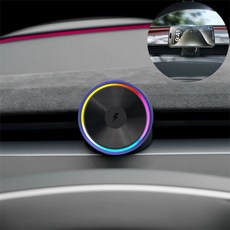 세상의모든제품 테슬라 모델Y주니퍼 모델3하이랜드 차량용 맥세이프 LED 무선충전기 + YZ 마운트 거치대, 블랙(ㄱ케이블2M 포함), 모델Y주니퍼/모델3하이랜드