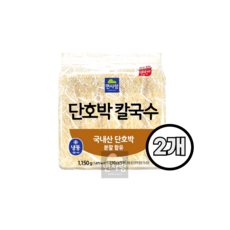 면사랑 냉동 단호박 칼국수 1.15kg(230gx5ea), 1.15kg, 2개