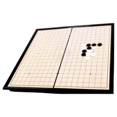 旭陽教育用品社 UB正品攜帶型摺疊磁性圍棋五子棋套裝 便攜盒裝19路圍棋 旅行消遣益智遊戲, 詳見包裝