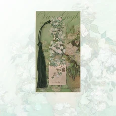 쿠쿠스토어 미적 책 페이지 클립 꽃무늬 그림 금속 책갈피 할로우 메탈 북 액세서리 학생 독서 마크 문구, 09 White Rose