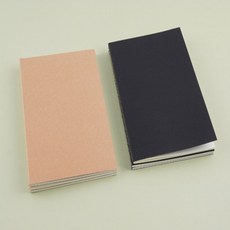 메가디자인 드로잉북 크라프트 무지 공책 노트 A5, 01) A5 가로줄 브라운 36매