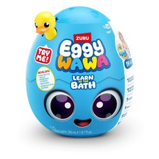ZURU의 Eggy Wawa Learn at School Pre-K Interactive Baby and Toddler Learning Toy with Music Letters, 욕조