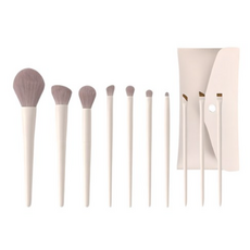 데일리 올인원 메이크업 브러시 10종 세트, 1개, 아이보리