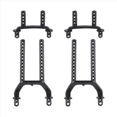 4PCS K989-50 K989-51 WLTOYS K969 K979 K989 K999 P929 P939 1/28 RC 자동차 부품 용 전면 및 후면 자동차 쉘 열, 검은색