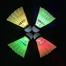 羽毛球訓練器 單人彈力迴旋練習器, 單獨夜光球, 1套, 612個