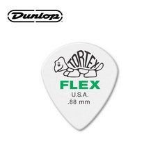 던롭 Dunlop Tortex Flex 재즈3 피크 0.88mm (468R.88), 개