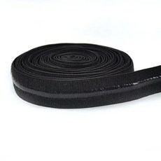 미터 미끄럼 방지 탄성 밴드 실리콘 스트레치 테이프 브래지어 스트랩 속옷 벨트 의류 봉제 공급 재료, 1. Black / D. 20mm / 가. 10M..., 1개