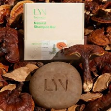 Fadraney Reishi & Rosemary 두피 케어용 샴푸 바 영지 버섯이 함유된 천연 솔리드 샴푸 얇거나 약하거나 건조한 모발을 위한 강화 및 풀러 룩 모발 황산