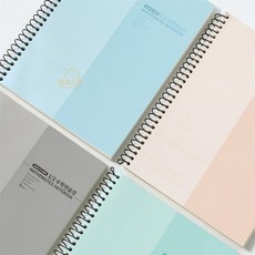 그집그물건 비팬시 수학 노트 스프링, 2등분(민트)
