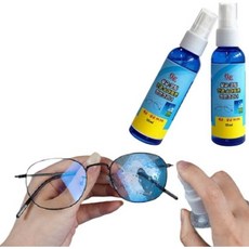 다용도 천영 60ML 안경 세정제 휴대폰 아이패드 액정 클리너 키보드 살균 세정액, 1개, 블루