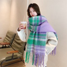 EXCFASHION 格子圍巾