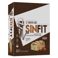 Sinister Labs Sinister 烘焙雙層高蛋白脆脆棒, 83g, 12入