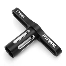 메탈 17MM 육각 휠 너트 슬리브 공구 1/6 RC 모델 자동차 오프로드 몬스터 크롤러 액세서리, 01 1 PCS