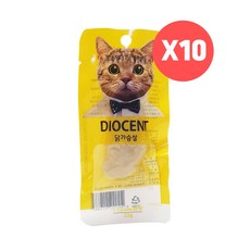 디오센트 닭가슴살 22g X 10개 파우치 강아지고양이 간식 건강식