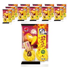 YUKINOYADO 奶油地瓜風味米餅 18片入, 12個, 20.9g