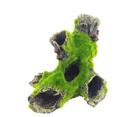 水族箱青苔絨植擺件，多種款式可選，魚缸水族造景裝飾, 1個, A款