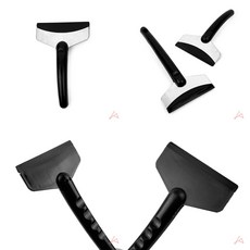 자동차 겨울용 제거 스크래퍼 플라스틱 성에제거 자동차용품, 숏