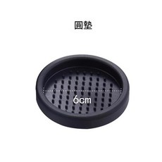 食品級矽膠咖啡機專用壓粉墊, 黑色丨小圓墊, 1個