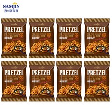 삼진 미니프레첼 볶음양념맛, 70g, 8개