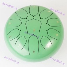 新款15音色空靈鼓 學生忘憂鼓 13音炫音鼓 梵音鼓 初學者樂器, 【10寸11音】-青草綠-早教推薦, 1個