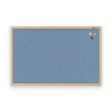 [보드뱅크]패브릭 게시판(자석용) 60x45 무늬목프레임(미송신형)