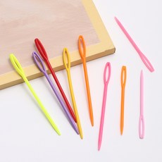 국내직영 플라스틱 안전 돗바늘 10개 세트 어린이 DIY 공예용, 1세트