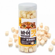 毛樂子寵物 貓咪凍乾零食 全系列, 1個, 新鮮鱈魚凍乾_60g
