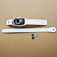 스트랩 바인딩 스노우보드 조절기 조절벨트 패스너, 1개, 화이트 1개 끈포함