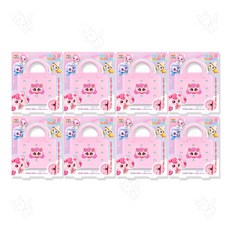 캐치티니핑 실리콘 참 미니바구니 키즈캔디, 하츄핑, 8개