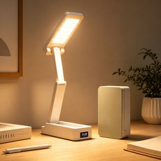 Leesheer LED 스탠드 학습용 무선 접이식 책상조명 밝기조절 시력보호 독서등, 녹색