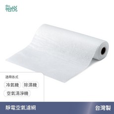 怡悅 靜電空氣濾網, 1個, 29.5*490CM（小米用）