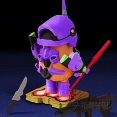 카피바라 에반게리온 로봇 피규어 로봇혼 ROBOT혼 액션, 1개, EVA 초호기