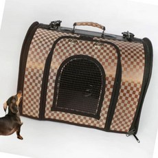 반려동물 바둑무늬 이동장 휴대용 외출용 창문망jlc5+9Pwn