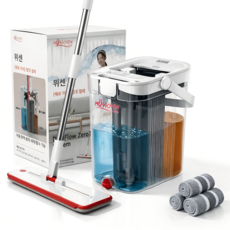 뮈센 제로터치 물걸레밀대 바닥청소 밀대걸레 노터치밀대 올인원 세트, 1개