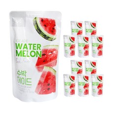 밸런스그로우 수박 에이드 (빨대포함), 10개, 230ml